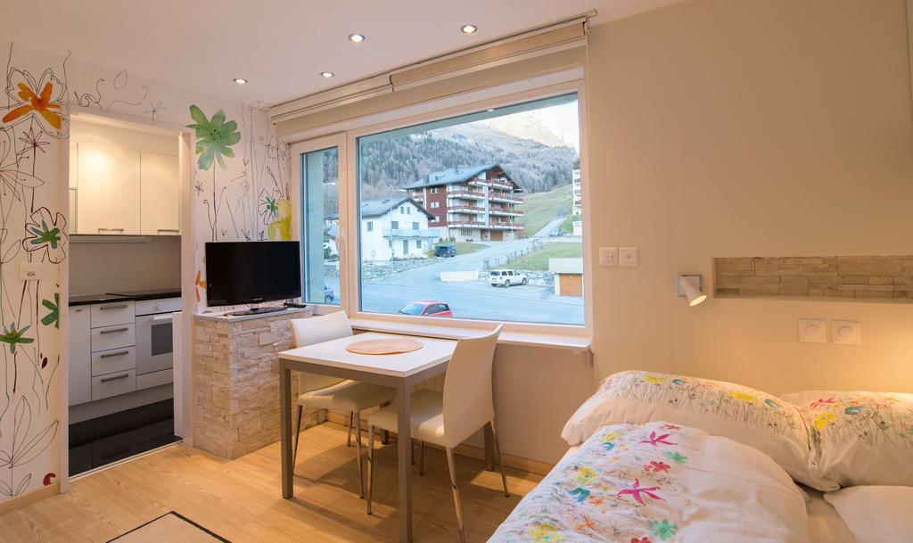 Ferienwohnung Haus Cristal Leukerbad Zimmer foto